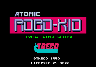 ATOMIC ROBO-KID【中古・Genesis北米版】 ATOMIC ROBO-KID『アトミックロボキッド』【中古・Genesis北米版